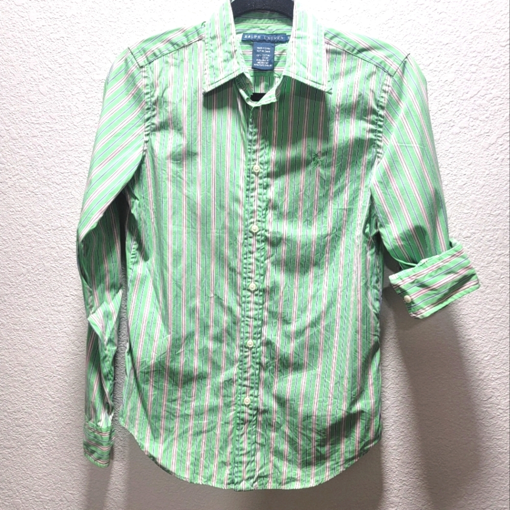 Ralph Lauren Polo button down shirt. Size 6.
